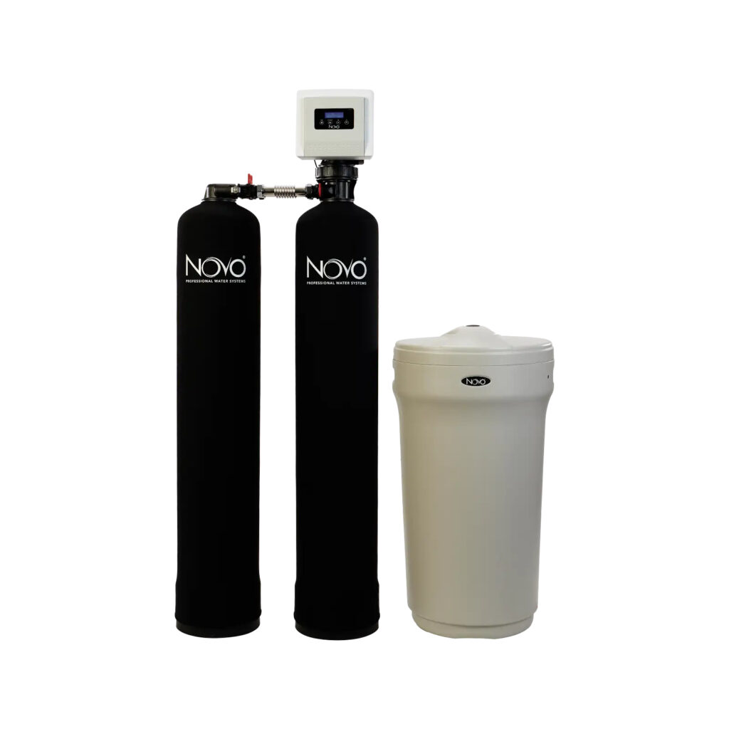 Water softener that also treats chlorine
